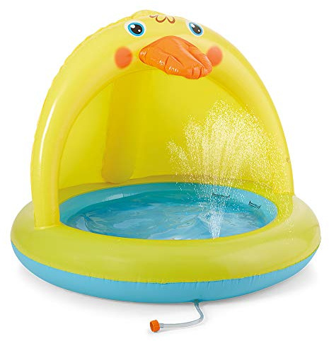 Shade Piscine pour bébé, Piscine de Jeu à saupoudrer et éclabousser, Baignoire extérieure Canard de 99 cm