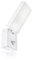 HUBER LED Wandlampe mit Bewegungsmelder 140° 10W, 800lm, IP54 LED Außenleuchte mit Bewegungssensor I Wandleuchte innen, schwenkbar, drehbar, weiß