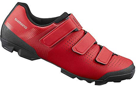 SHIMANO Unisex Zapatillas MTB Xc100 Sneaker, rot, 44 EU