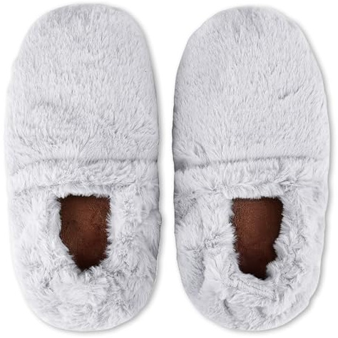 Microwavable Slippers - Heated Booties for Women & Men - Heat Therapy Foot Warmers