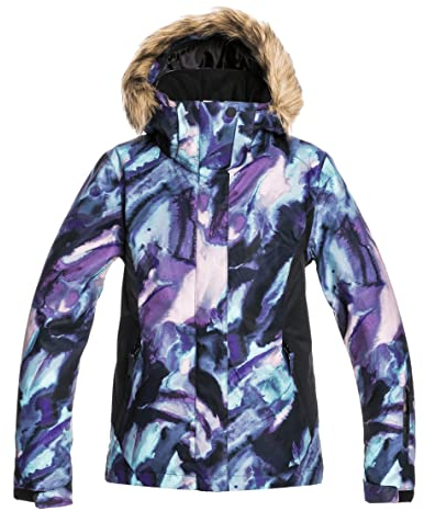 Roxy Jet Ski Snow Jacket True Black Petole SM (US 3-5)