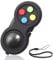 Mini Fidget Pad Buttons Controller Toys for Kid Adults with Anxiety and Autism (Black & Mix)