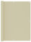 vidaXL Ecran de Balcon Brise-Vue Brise-Vent de Jardin Ecran de Protection Ecran d'Intimité Confidentialité Extérieur Crème 120x300 cm Tissu Oxford