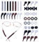24Paar Anti Rutsch Brillen Ohrbügel,Silikon Antirutsch Überzüge,Antirutsch Brillenhalter,Komfort Brillenbügel Tipp Ohrbügel für Sportbrillen Sonnenbrille Lesebrillen Zubehör(Schwarz/Klar/Braun/Grau)