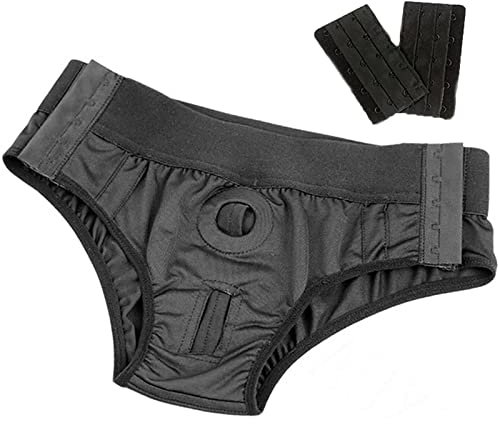 LZMYZ Doppeldilos Sexy Panty Lesben Saugnapf Anal Plug Buttplug Homosexuell Dildo HöSchen Strap Bondage Stretch Strapon Hosen Erotische Auf GefäLschte Penis Tragen Hosen UnterwäSche(A)