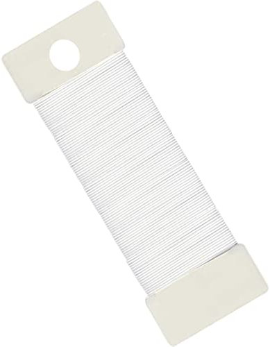 POPOYU Bindedraht Weiß,Draht Blumen Basteln,35M/0.65mm Blumendraht Weiß,Basteldraht Outdoor,Pflanzendraht Basteldraht,Draht Ummantelt Weißer,Weißer Deko Bindedraht für Rosen, (weiß, 1 Rolle)