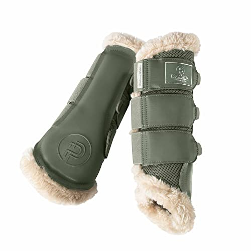 Eskadron Gamaschen Mesh FauxFur Platinum 22 ashgreen XL