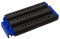 DEWEPRO® Dreifachrollen für Fliesenleger Wascheimer 1524 - gelochte Waschrollen mit massiver Halterung - 26x13x6cm