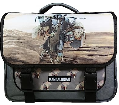 Bagtrotter Schulranzen 38 cm Star Wars/The Mandalorian Grau
