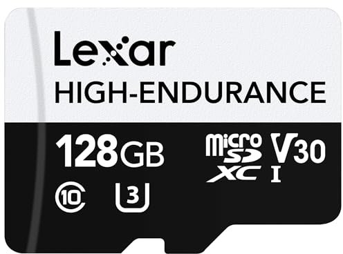 Lexar® Carte microSDHC/microSDXC™ UHS-I Haute Endurance 128 Go