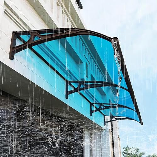 FNEDYHK Door Awnings Awnings Front Door Entrance Awnings, Porch Rain Covers Awnings Outdoor Patio Awnings,120 * 300cm