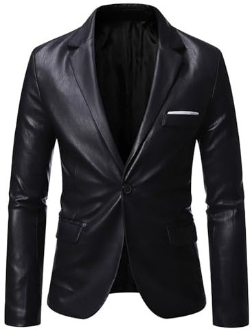 SRZYMJ Schwarz Sakko Herren Baumwoll Leinen Regular Fit Schalkragen Anzugjacke 2 Knopf Jacke für Hochzeit Freizeit Anzüge & Sakkos Für Herren Langarm-Sweatshirt Für Herren Tank Top Herren 3XL XXL