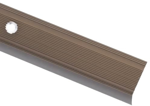 vidaXL Treppenkantenprofil in L-Form 15 Stk. Aluminium 90 cm Braun, Treppenkante, Treppenprofil, Stufenprofil, Stufenkante, Treppenprofile