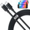 MENEEA 9,8 ft/3 m Extra lange Ladekabel, kompatibel mit Nintendo Switch 2 – 60W Schnellladung & kompatibel mit offiziellen Adapter, USB-C-Ersatzkabel für Steam Deck/Xbox Series / PS5-Controller