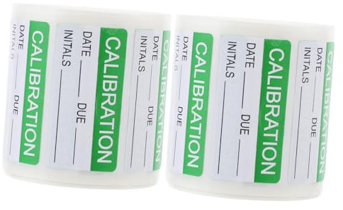 NUOBESTY 2rollen Tafeletiketten Zum Kleben Für Qualitätskontrolle Im Landverkehr Selbstklebende Inspektionsaufkleber Wasserdichte Etiketten Zum Beschriften Größenaufkleber Für Lagerverwaltu