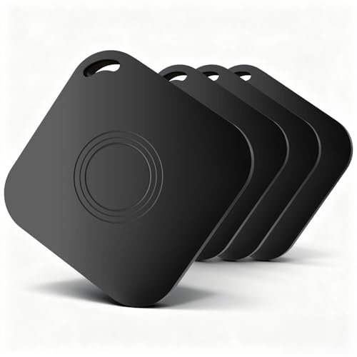 Air Schlüsselfinder Tag, 4er Pack Air Smart Tracker Tag Kompatibel mit Apple Find My(nur iOS), Anti-Lost Tracker für Schlüssel, Geldbörse, Haustiere und Gepäck, Wasserdicht mit Austauschbarer Batterie