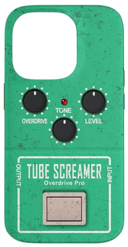 Hülle für iPhone 14 Pro Effektgerät für Gitarre Tube Screamer Pedal Stompbox Design