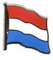 Flaggen-Pin/Anstecker Luxemburg vergoldet