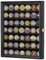 Challenge COIN56-BL Vitrine pour pièces de monnaie ou jetons de casino, porte en verre, noir
