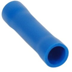 Debflex 711062 Electric Terminals - Crimp Terminals - Pre-Insulated Wire Tips - Electrical Connector - Cable End Cap - Pack of 10 Insulated Sleeves - Blue