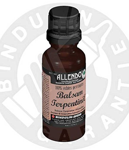 Balsam-Terpentinöl naturreines äther. Kiefernöl mehrfach rektifiziert (20 Gramm) inkl. Pinsel zum Auftragen