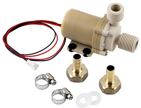 TS Trade 3 Meter Head 12V 100°C Solar Hot Water Circulation Pump Food Grade Silent Coupler