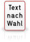 Betriebsausstattung24® Individuell gefertigtes Schild in Hochformat mit Wunschtext | Geprägt | Text nach Wahl | Aluminiumschild | Weiß - Schwarz/rot | Ecken abgerundet | Größe: 15,0 x 20,0 cm