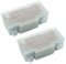 Cartouche anticalcaire, jeu de 2 compatible ce,ntrale vapeur DOMO, ELECTROLUX, EUREKA, FAGOR, FIRSTLINE, GORENJE, H.KOENIG, PRIMO, PROLINE, QUIGG, RUSSELL HOBBS, SINGER, ZELMER