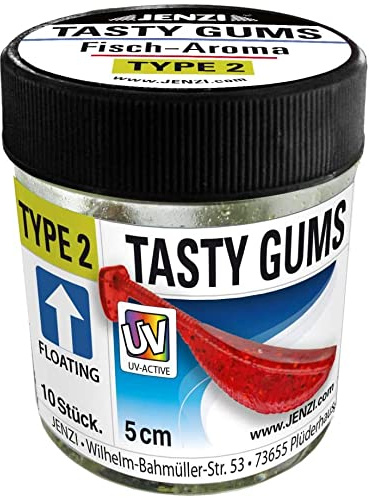 Jenzi Tasty Gums Type 2 Fisch-Aroma - Rot - 5 cm - Floating - 10 STK.