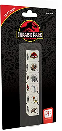 USAopoly AC051-383 - Jurassic Park, Würfelset, 6 Stück
