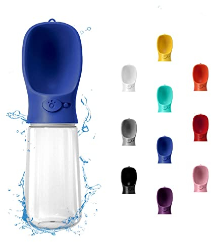 WePet Tragbare Hunde-Wasserflasche, 550 ml, Auslaufsicherer Trinknapf für Hunde – Praktisch für Spaziergänge, Wandern & Reisen – Aus lebensmittelechtem Kunststoff