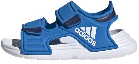 adidas Unisex Kinder Altaswim Slide Sandal, Blue Rush/Cloud White/Dark Blue, 24 EU