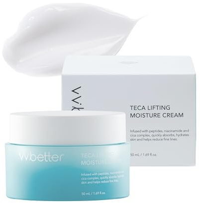 VVBETTER Centella Asiatica Extract Intensive Face Moisturizing Cream 1.69 fl. Oz, Lifting and Brightening, Adenosine&Niacinamide, Korean Skincare
