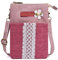 LassZone Small Crossbody Bag for Women Canvas Cross Body Phone Bag Cellphone Purse Wallet Mini Shoulder Handbags Coin Pouch with Adjustable Strap
