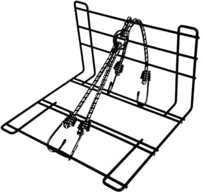 Steco Krat-Mee Gepäckträger schwarz 31 x 27 cm