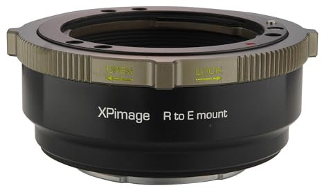 XPIMAGE Objektivadapterring für Leica R-Objektiv an Sony E-Mount-Kamera A7M3 A7M4