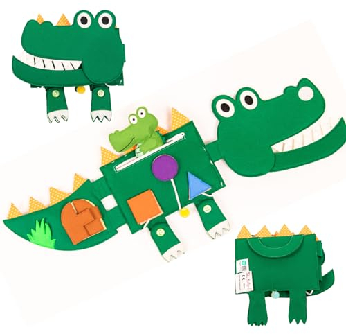 Jolly Designs® Travel Buddy für Babys und Kleinkinder | Montessori Activity Travel Spielzeug ab 1 Jahr | Activityboard für unterwegs | Spielzeug Urlaub ab 1 Jahr | Fördert Feinmotorik