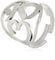 UNIFT Om Ring für Damen und Herren, Edelstahl, indisches Sanskrit-Symbol, Aum, Om, Ohm, Öffnungsring, Meditationsschmuck, Geschenk, Edelstahl, Kein Edelstein