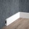 PROVISTON | Plinthe en plastique | Polystyrène | 16 x 70 x 2000 mm | Blanc | Plinthe | Plinthe