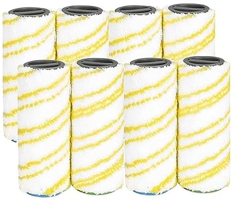 Myazs Roller Brush Compatible For FC5 FC7 FC3 FC3D Floor Cleaners Cleaning Main Brush Sweeper Cleaner Accessories 8pcs Plastic Floor Scrubbing Brush For Vacuum Brush Attachment Floor Sweeper Brush