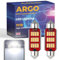 36mm 239 Festoon C5w LED Car Bulb License Number Plate Bulb 12 Smd Xenon Bright White Car led Interior lights 272 T4W Dome Reading Map Lamps Boot Light Footwell Bulbs 12v