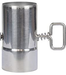 Ofenrohr mit Dämpfer 6,0 cm Edelstahl Luftventil Schornstein Rauchabzug für Camping Zeltofen