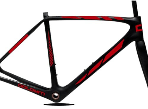 DualColorStampe Set mit 10 Aufklebern für Fahrradrahmen und Mountainbike, universeller Schutz, Artikelnummer: B0170 (Rot 31)