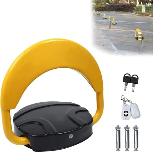 Parkpoller mit Smart Lock, Privatparkplatz, Automatische Parkschranke 30 m, für Autos, kleiner Sicherheitspfosten für Einfahrten, Carports