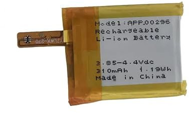 Uniamy Replacement Battery Compatible With APP00296 F9r Fossil Gen 5 Fossil Julianna HR FTW6035 3.85V,310mAh/1.19Wh
