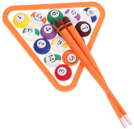 OKUMEYR 4sätze Teiliges Billiard-Kuchen-Dekoration Flexibles Billard-Themen-Design Für Geburtstagsfeiern Bankette Und Besondere Anlässe Sichere Und Praktische Backzubehör-Dekoration