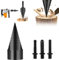 Bohrkegel Holzspalter 32mm, Brennholzspalter Bohrer Mit 3 Bohrgriffe, Festberg Bohrer Holzspalter Original, Bohrkegel Holzspalter, Power Drill Holzspalter, Holzspalter Bohrmaschine, Bohrer Holzspalter