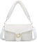Travistar Handtasche Damen Klein Umhängetasche Damen Niedlich Faux Kaninchenfell Crossbody Bag Damen Flaumig Schultertasche Pelzig Abendtasche Kupplung mit 2 Abnehmbar Gurt Kreditkartenfächer Weiß