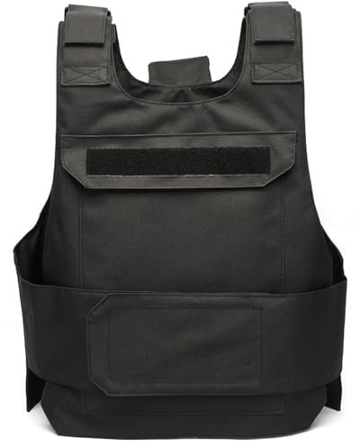 Peosaard Tactical Vest,Plate Carrier Vest with Hollow Grooves,Adjustable Military Vest Costume with Hidden Pocket for Outdoor Training