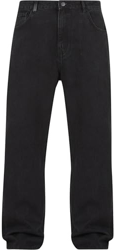 2Y Studios Herren Baggy Jeans Gabrie Basic Washed Black